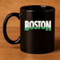 Boston Banners 18 11oz C Handle Ceramic Mug