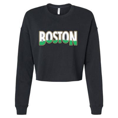 Boston Banners 18 Cropped Pullover Crew