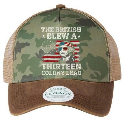 British Blew 13 Colony Lead 4th Of July Legacy Tie Dye Trucker Hat