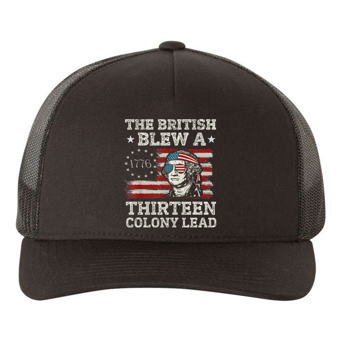 British Blew 13 Colony Lead 4th Of July Yupoong Adult 5-Panel Trucker Hat