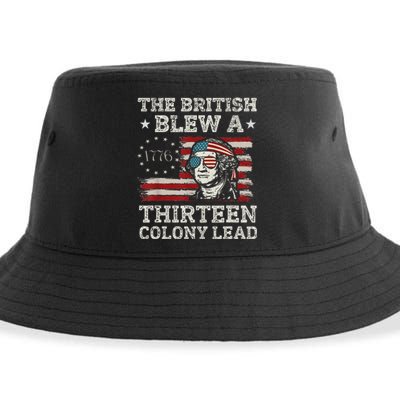 British Blew 13 Colony Lead 4th Of July Sustainable Bucket Hat