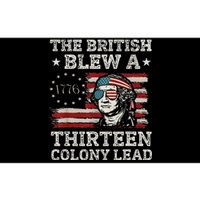 British Blew 13 Colony Lead 4th Of July Bumper Sticker