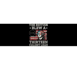 British Blew 13 Colony Lead 4th Of July Bumper Sticker