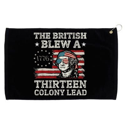 British Blew 13 Colony Lead 4th Of July Grommeted Golf Towel