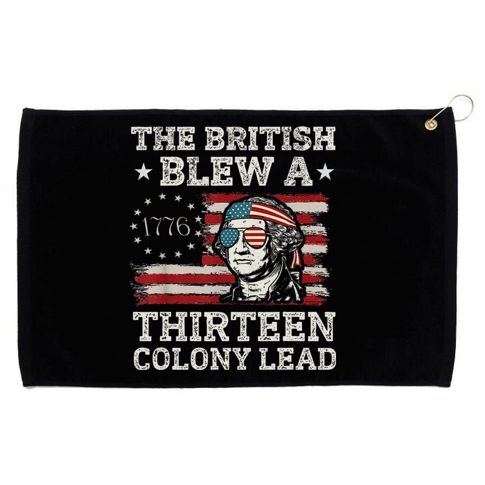 British Blew 13 Colony Lead 4th Of July Grommeted Golf Towel