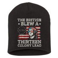 British Blew 13 Colony Lead 4th Of July Short Acrylic Beanie