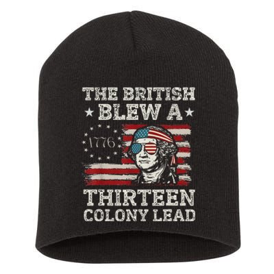 British Blew 13 Colony Lead 4th Of July Short Acrylic Beanie