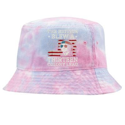 British Blew 13 Colony Lead 4th Of July Tie-Dyed Bucket Hat