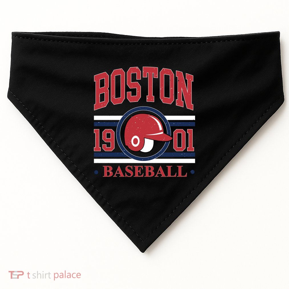 Boston Baseball 1901 Team Supporter USA-Made Doggie Bandana