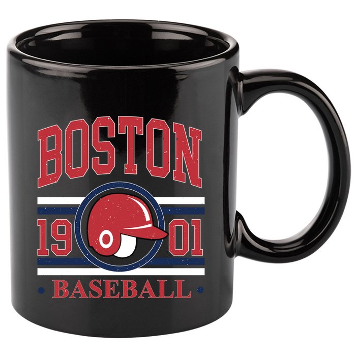 Boston Baseball 1901 Team Supporter 11oz C Handle Ceramic Mug