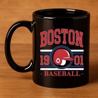 Boston Baseball 1901 Team Supporter 11oz C Handle Ceramic Mug