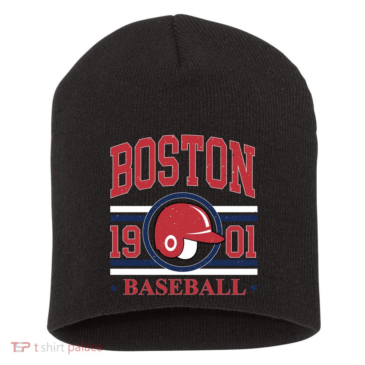 Boston Baseball 1901 Team Supporter Short Acrylic Beanie