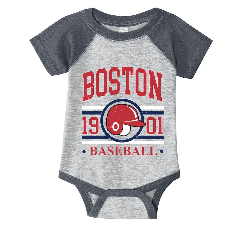 Boston Baseball 1901 Team Supporter Infant Baby Jersey Bodysuit