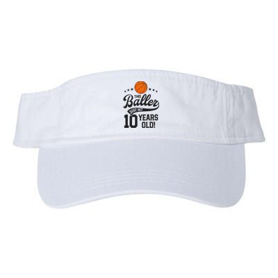 Basketball Birthday 10 Years Basketball Themed Party Valucap Bio-Washed Visor