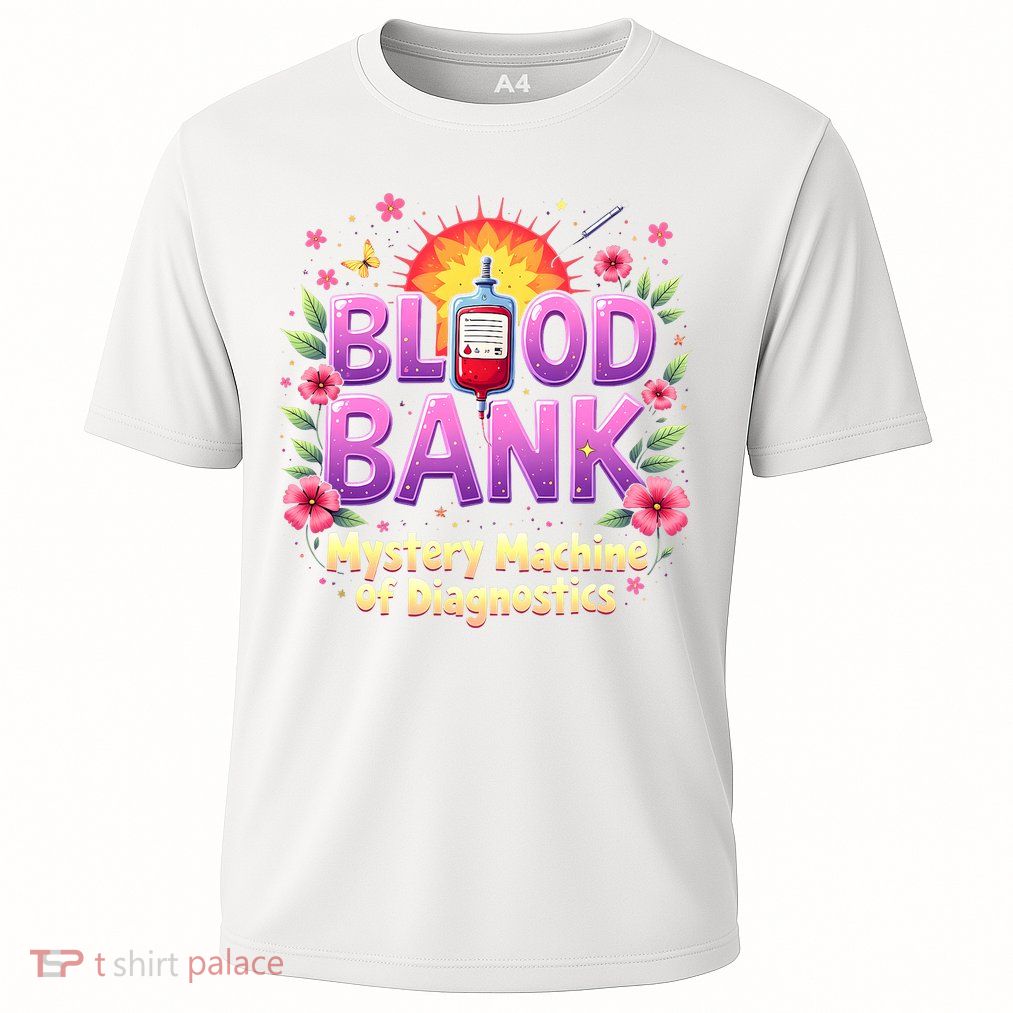 Blood Bank 2025 Mystery Machine Of Diagnostics Lab Week  Cooling Performance Crew T-Shirt