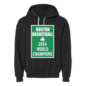 Boston Basketball 2024 Garment-Dyed Fleece Hoodie