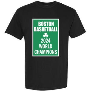 Boston Basketball 2024 Garment-Dyed Heavyweight T-Shirt