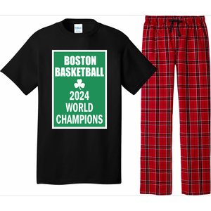 Boston Basketball 2024 Pajama Set