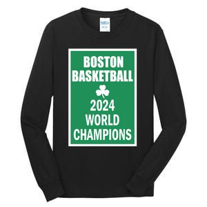 Boston Basketball 2024 Tall Long Sleeve T-Shirt