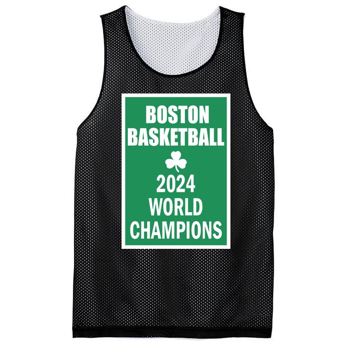 Boston Basketball 2024 Mesh Reversible Basketball Jersey Tank