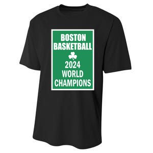 Boston Basketball 2024 Performance Sprint T-Shirt