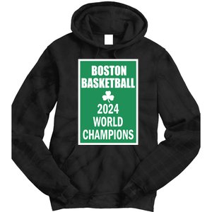 Boston Basketball 2024 Tie Dye Hoodie