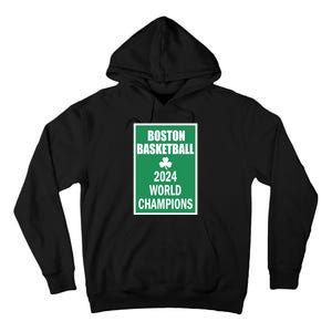 Boston Basketball 2024 Tall Hoodie