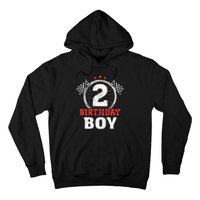 Birthday Boy 2 Two Race Car 2nd Birthday Racing Car Driver Hoodie