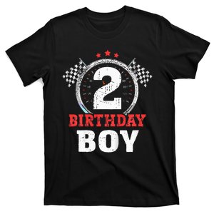 Birthday Boy 2 Two Race Car 2nd Birthday Racing Car Driver T-Shirt