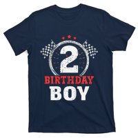 Birthday Boy 2 Two Race Car 2nd Birthday Racing Car Driver T-Shirt