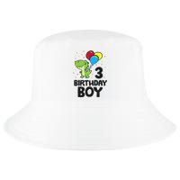 Birthday Boy 3rd Birthday Dinosaur Cool Comfort Performance Bucket Hat