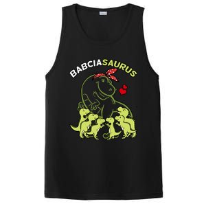 Babciasaurus Babcia 6 Dinosaur Mother's Day Great Gift PosiCharge Competitor Tank