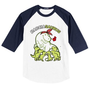 Babciasaurus Babcia 6 Dinosaur Mother's Day Great Gift Baseball Sleeve Shirt