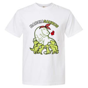 Babciasaurus Babcia 6 Dinosaur Mother's Day Great Gift Garment-Dyed Heavyweight T-Shirt