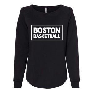 Boston Basketball Womens California Wash Sweatshirt