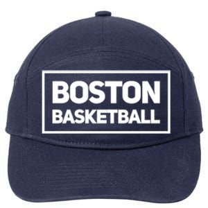 Boston Basketball 7-Panel Snapback Hat