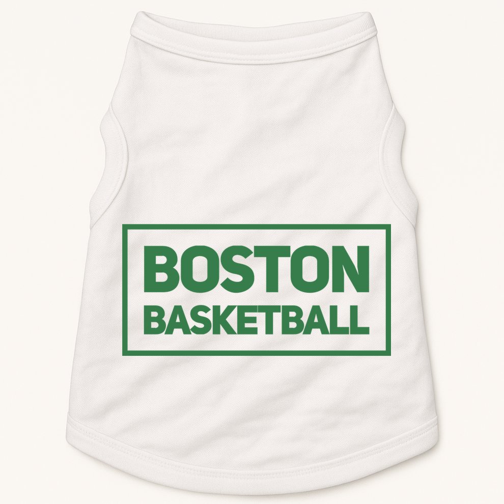 Boston Basketball Doggie Tank