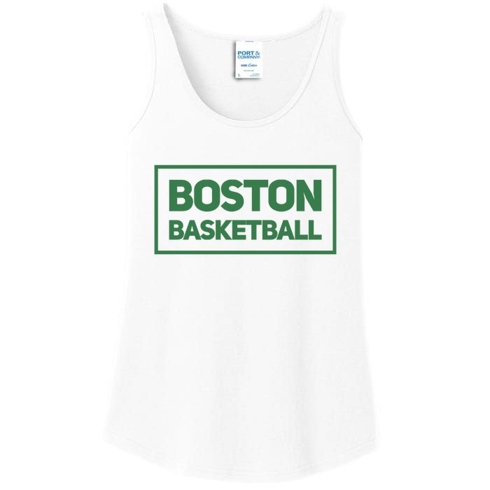 Boston Basketball Ladies Essential Tank