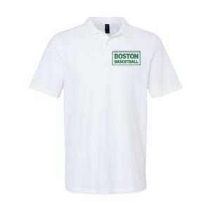 Boston Basketball Softstyle Adult Sport Polo