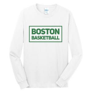 Boston Basketball Tall Long Sleeve T-Shirt