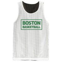 Boston Basketball Mesh Reversible Basketball Jersey Tank