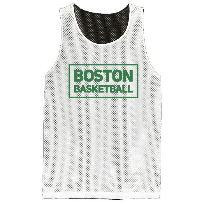 Boston Basketball Mesh Reversible Basketball Jersey Tank