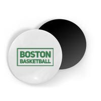 Boston Basketball Magnet