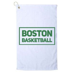 Boston Basketball Platinum Collection Golf Towel