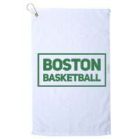 Boston Basketball Platinum Collection Golf Towel