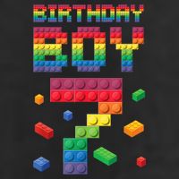Birthday Boy 7 Years Old Seven Master Builder Building Lover Hat