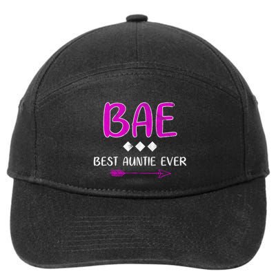 Bae Best Auntie Ever 7-Panel Snapback Hat