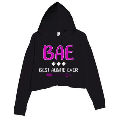 Bae Best Auntie Ever Crop Fleece Hoodie