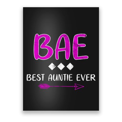 Bae Best Auntie Ever Poster