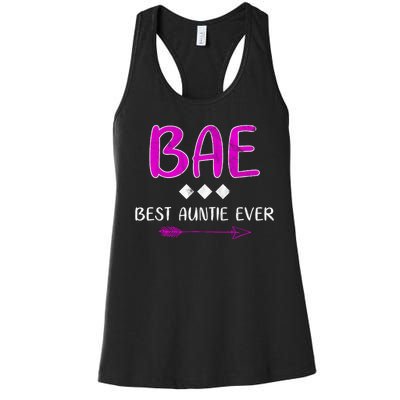 Bae Best Auntie Ever Women's Racerback Tank